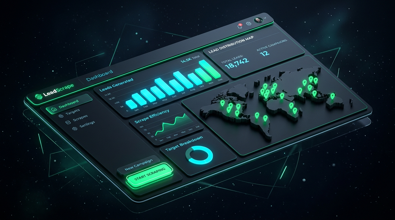 Email Onic High Precision Scraper & Outbound Dashboard